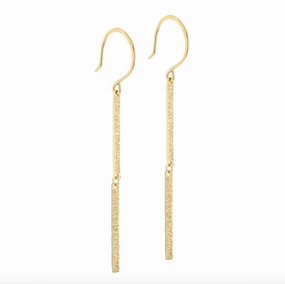 Exclusive Gifts Heritage Style Diamond Dusted Double Bar Earrings