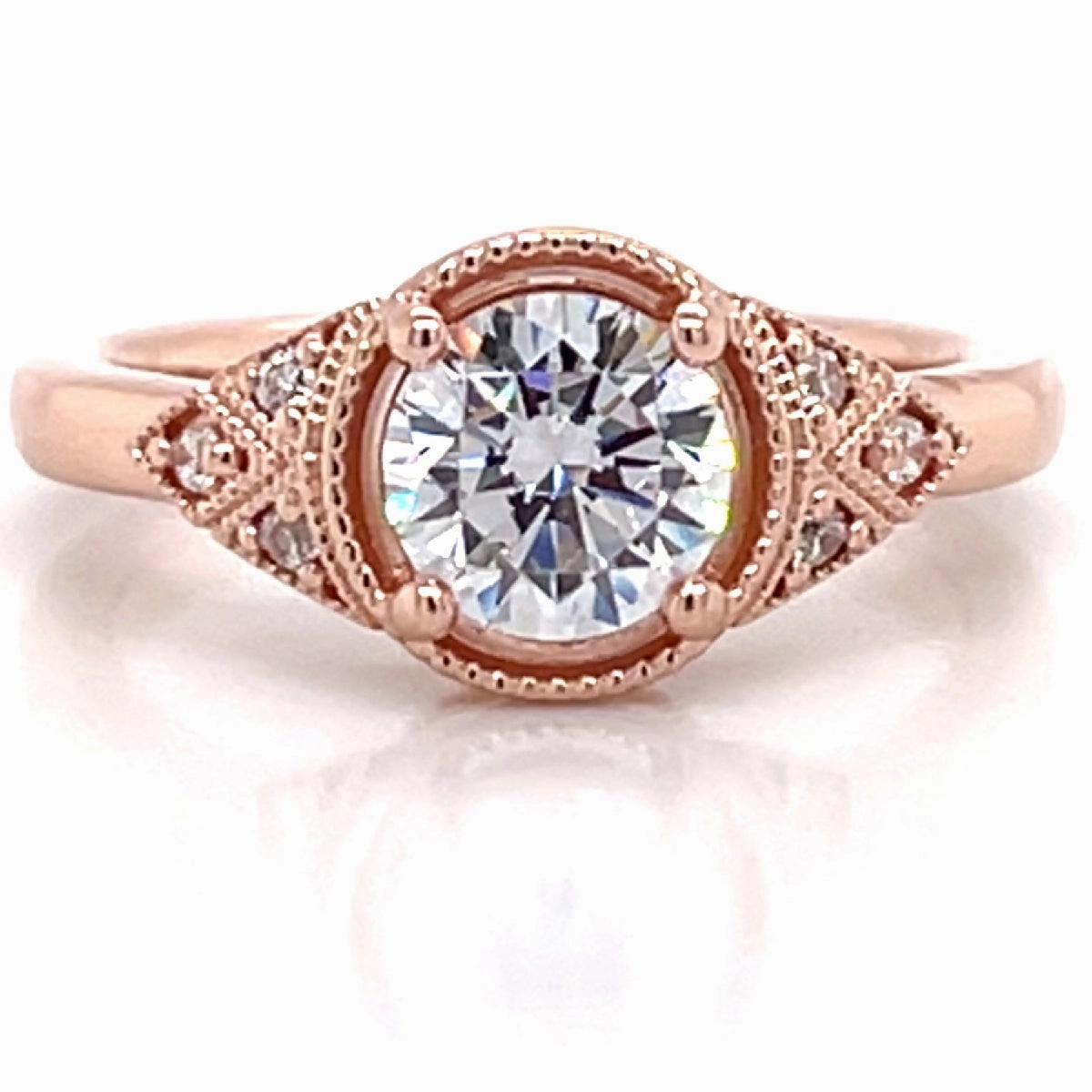 Artisan Work Diamond Engagement Rings w/o Center