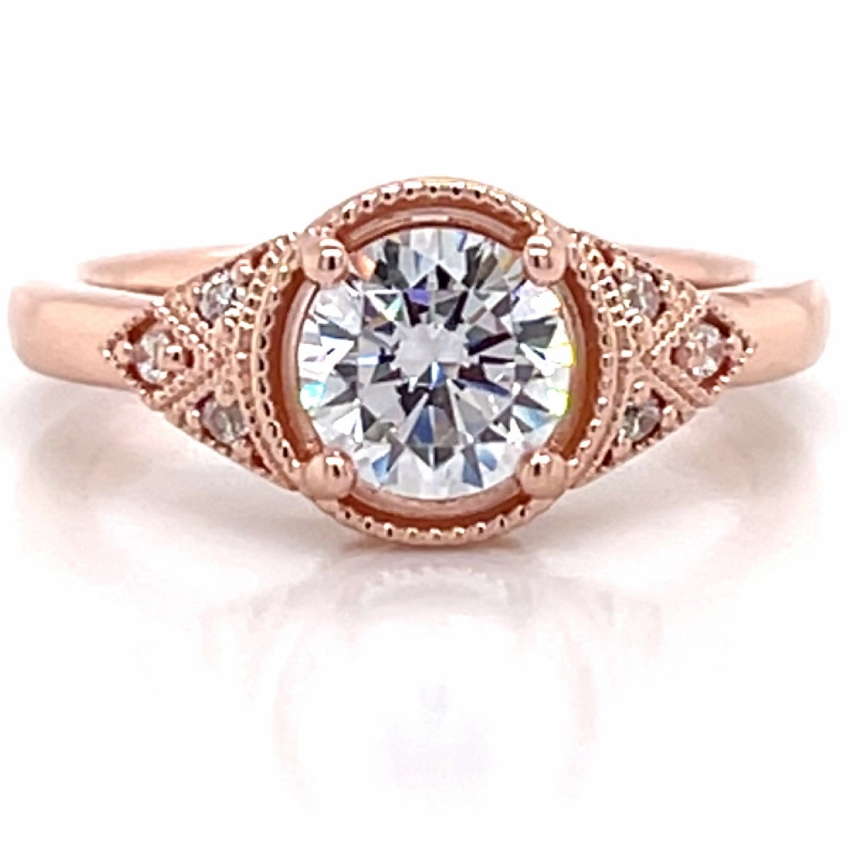 Ornate Accessory Diamond Engagement Rings w/o Center