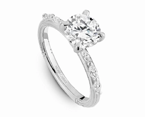 Diamond Engagement Rings w/o Center HighEnd Decoration