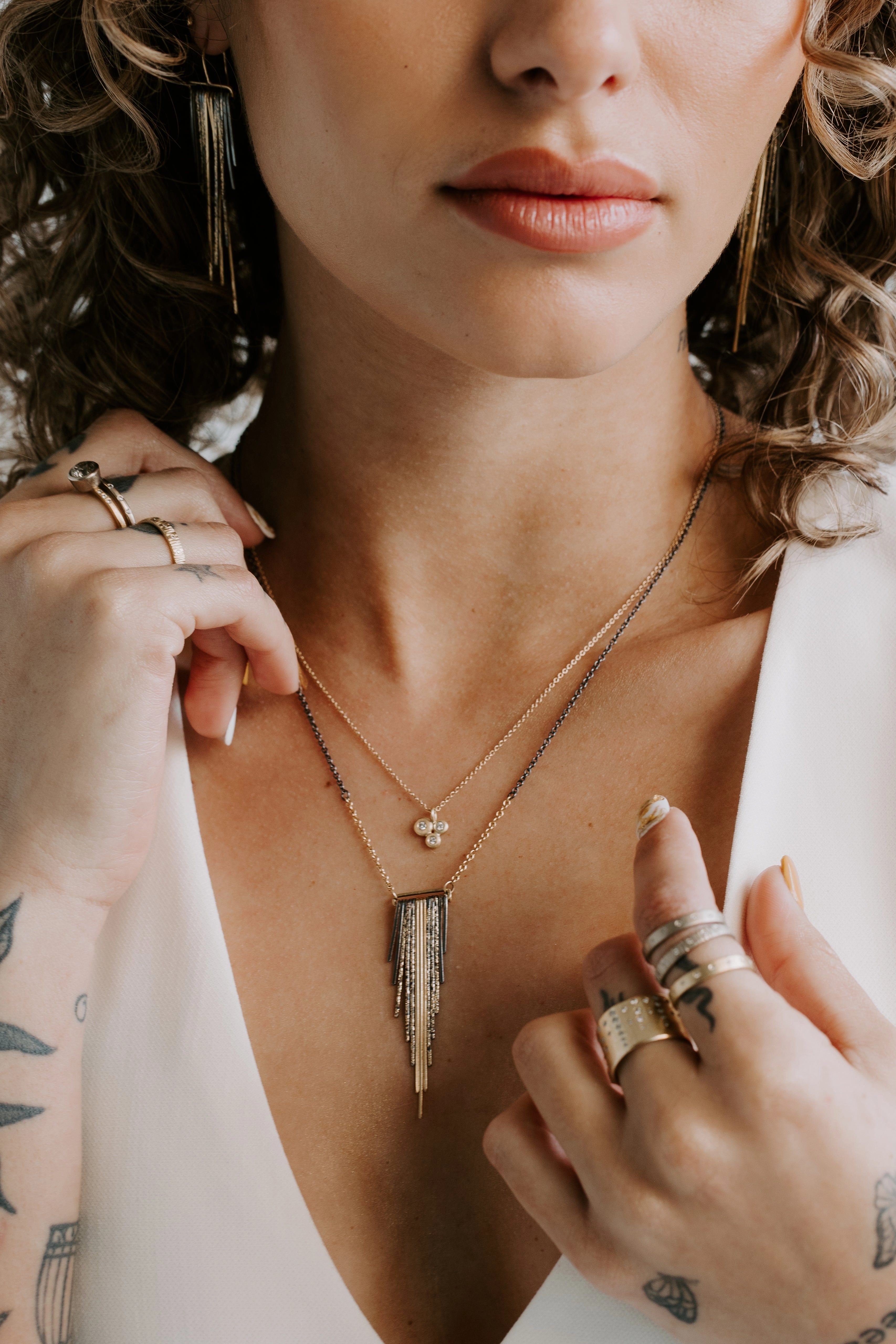 Diamond Party Band - 18ky Gold   Reclaimed Diamonds Simple Keepsake Handcrafted Object