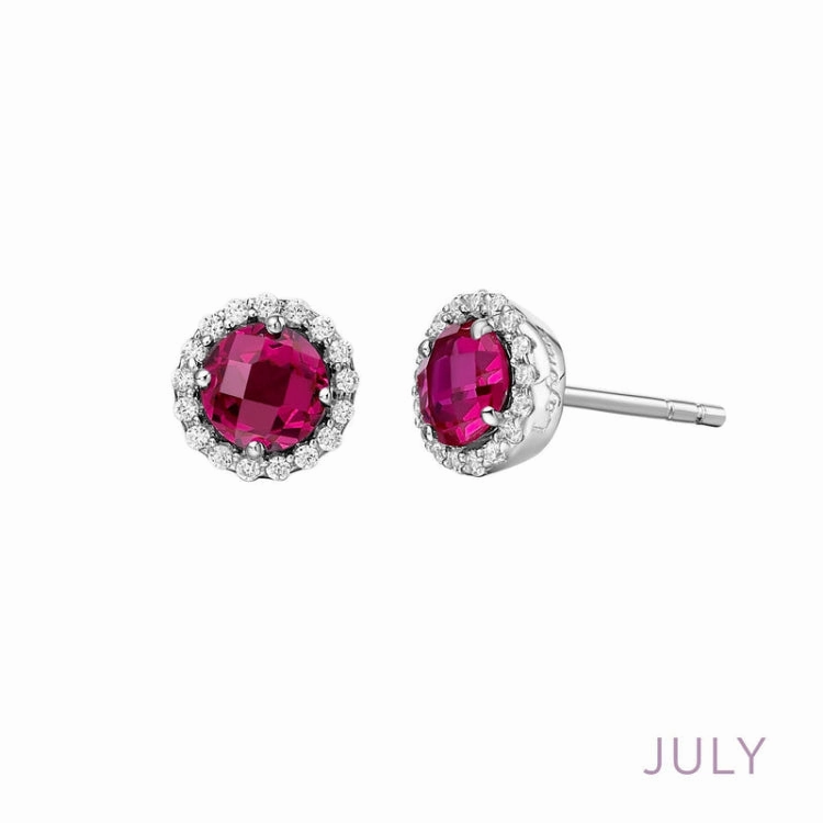 Unique Glow July Birthstone Earrings