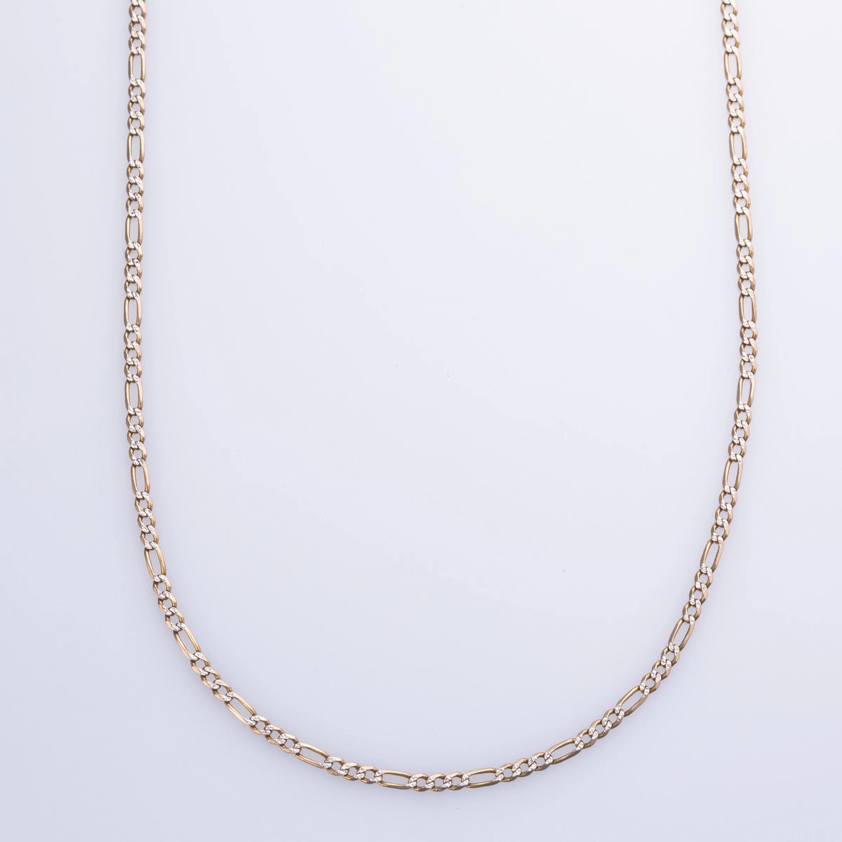 10k Yellow Gold Figaro Chain | 24" | Distinct Form Trendy Accessories