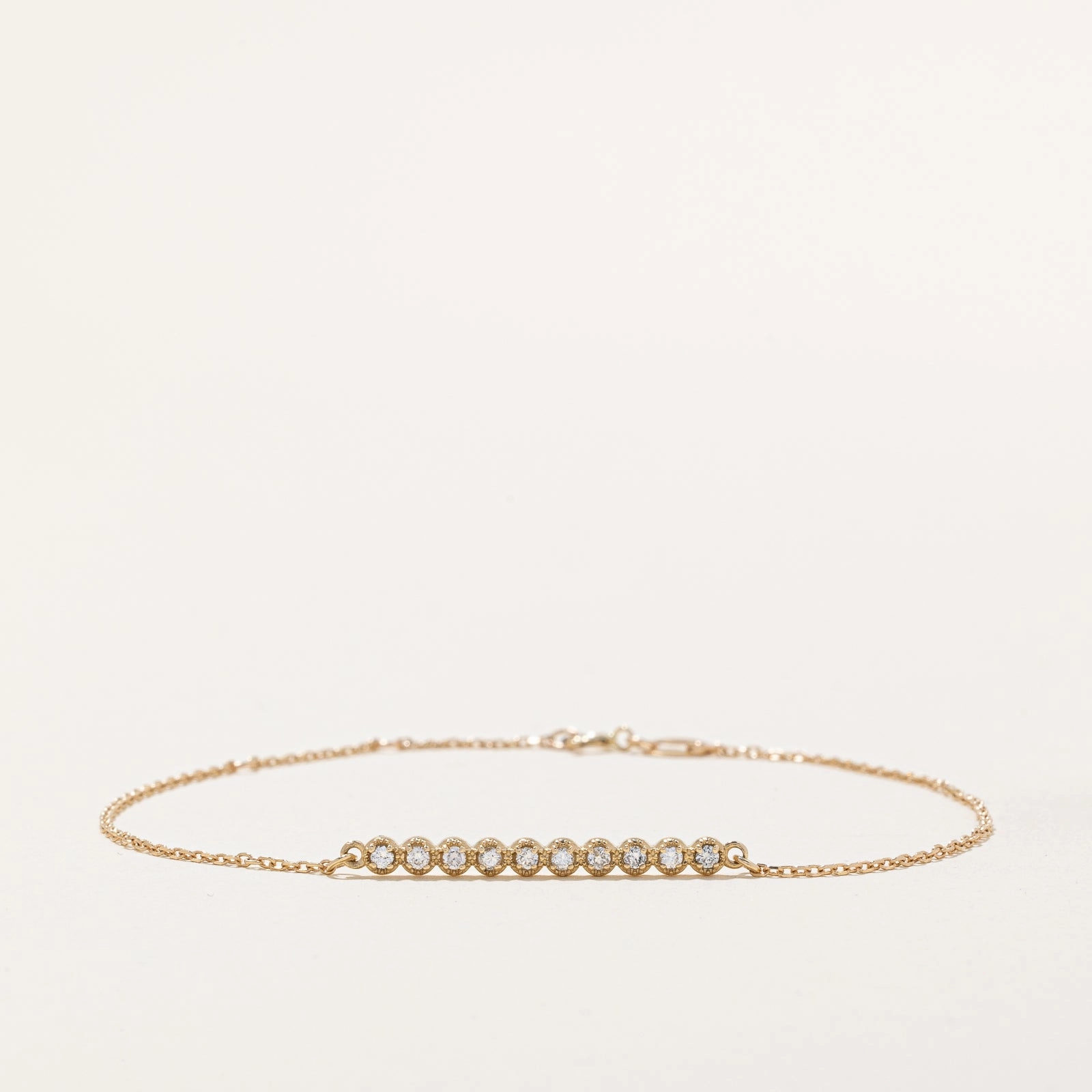 '100 Ways' Diamond Bracelet | 0.14ctw | 7.5" | Sparkling Detail Precious Gemstones