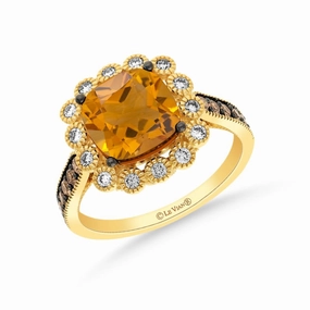 Polished Mood Handmade Beauty Le Vian?  Cinnamon Citrine? Ring