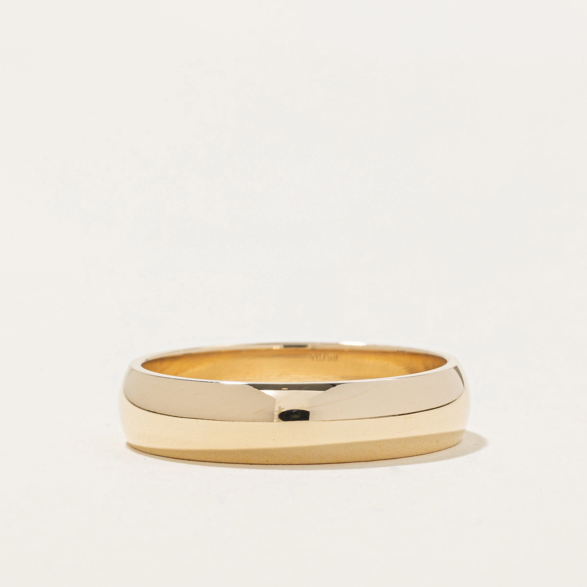 Finest Finish Shine Factor '100 Ways' 10k Half Round Band | 0.30ctw | 5.00mm | SZ 10