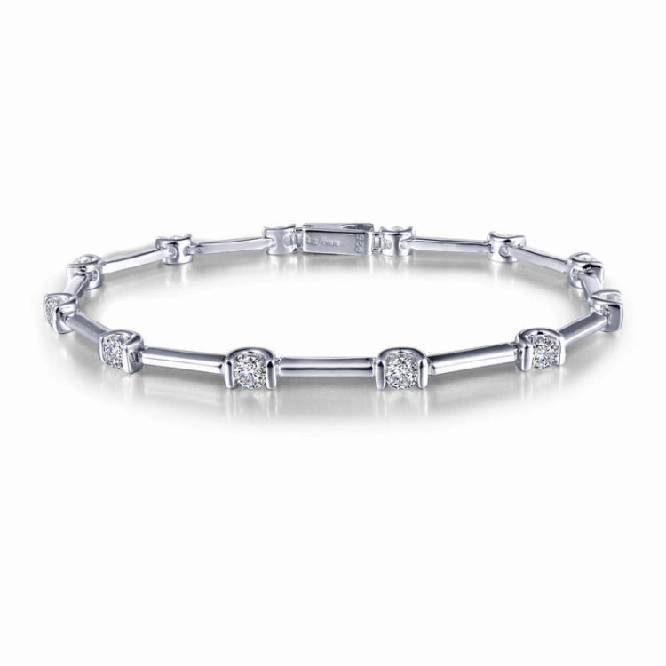 Casual Glow Semi-Bezel Link Bracelet