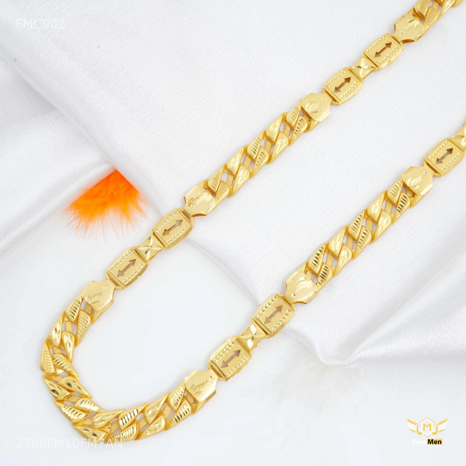 Subtle Look Dual Arrow with Pokel Chain for Man - FMC902