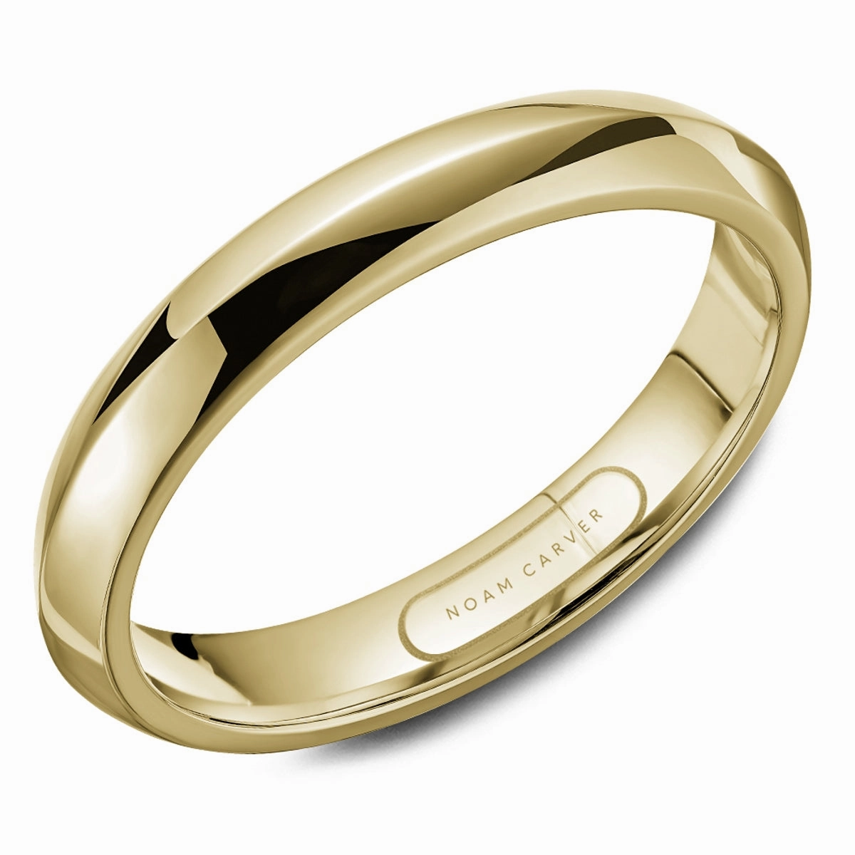 Understated Glimmer Noam Carver Classic Wedding Ring in 14K Yellow Gold