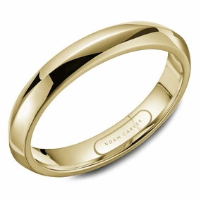 Luxury Creation Best Seller Noam Carver Classic Wedding Ring in 14K Yellow Gold