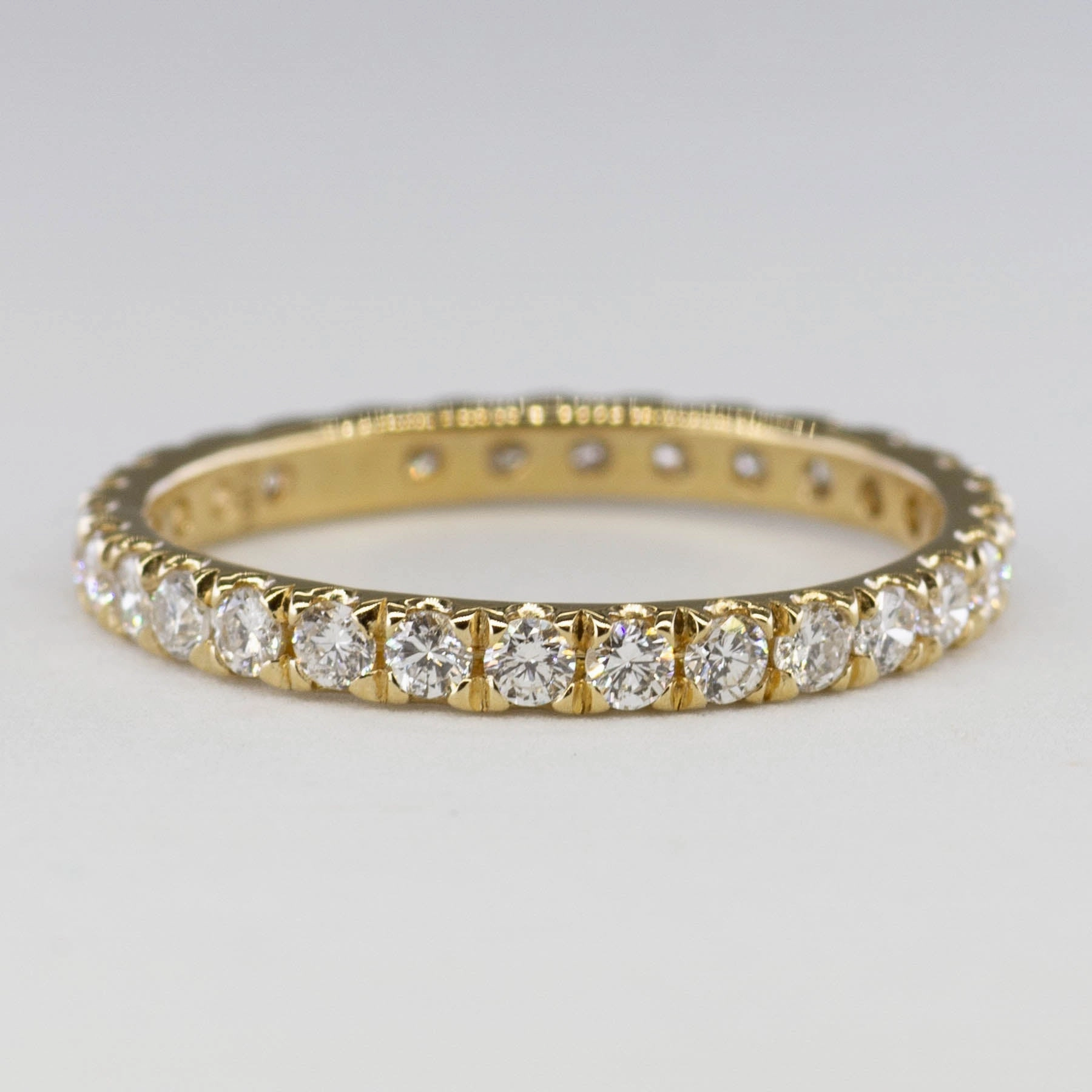 Handcrafted Form Classic Pairing '100 Ways' Full Eternity Diamond Band | 1 ctw | SZ 7