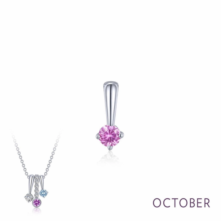 Charming Radiance Seasonal accessory October Birthstone Love Pendant