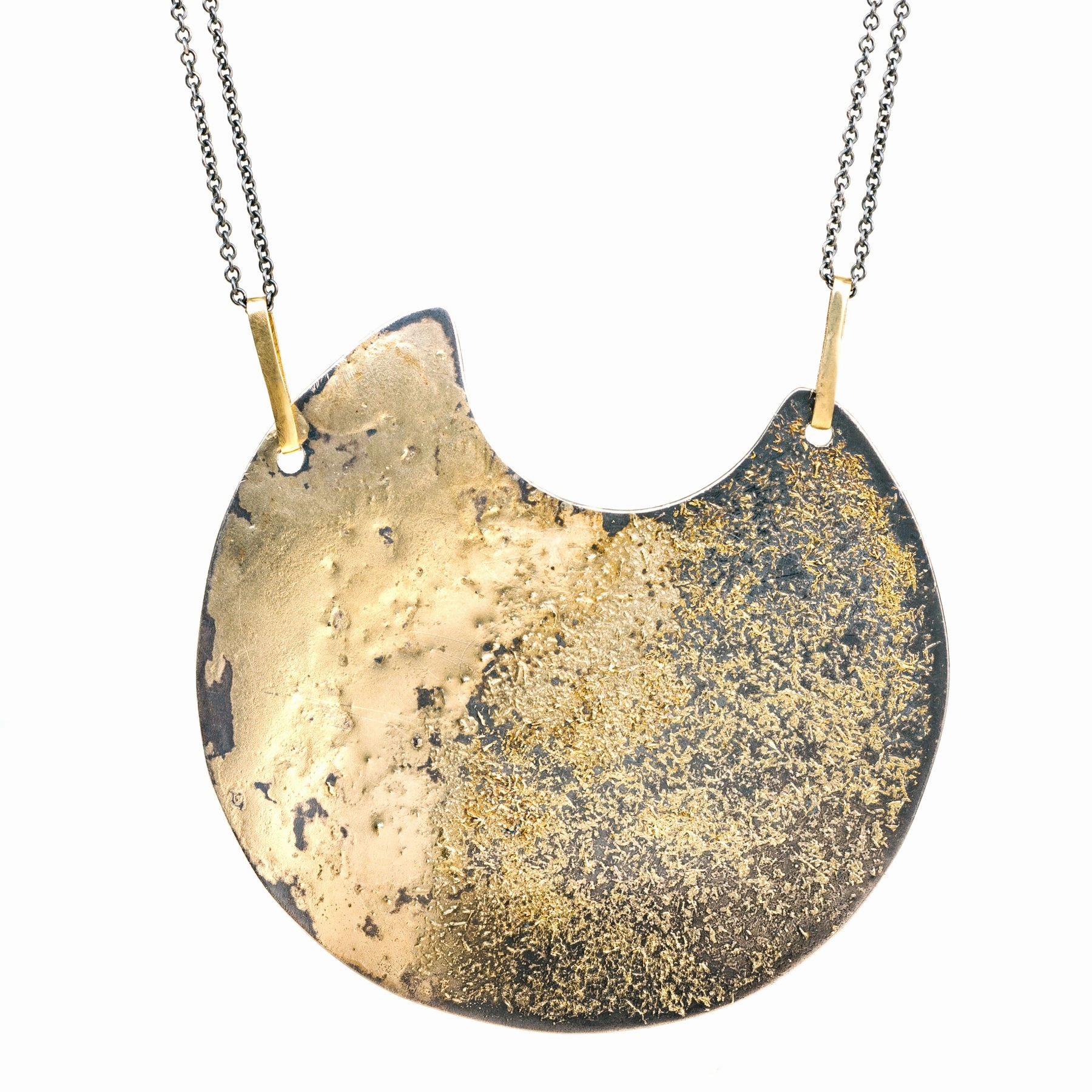 Precious Detail Modern Statement Eclipse Necklace