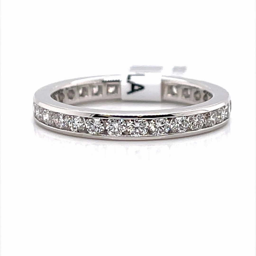 Durable Design Bremer Jewelry Anniversary/Eternity Diamond Wedding Ring in Platinum (1.11ctw)