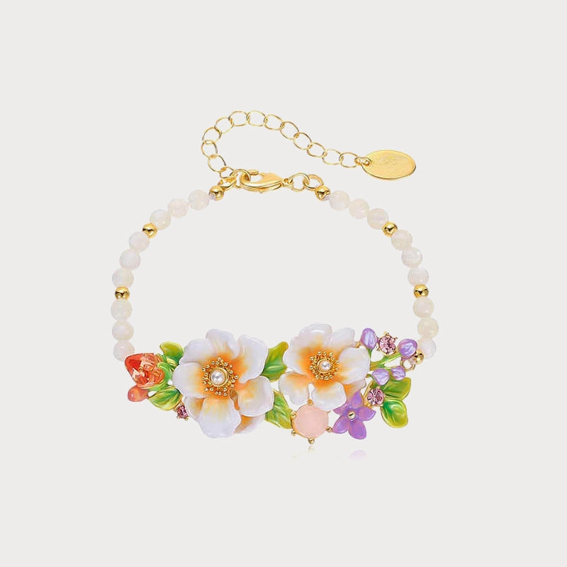 Modest Splendor Jasmine Beaded Bracelet