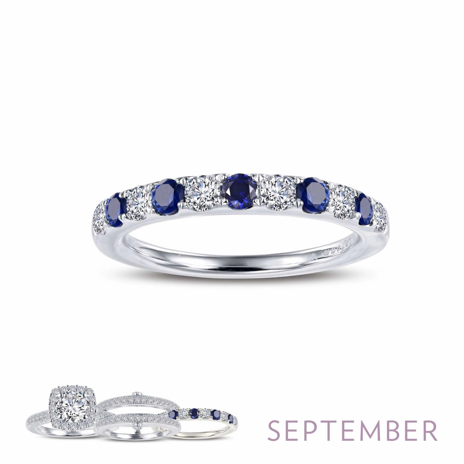 Soft color Trend Setter Lafonn September Birthstone Stackable Ring