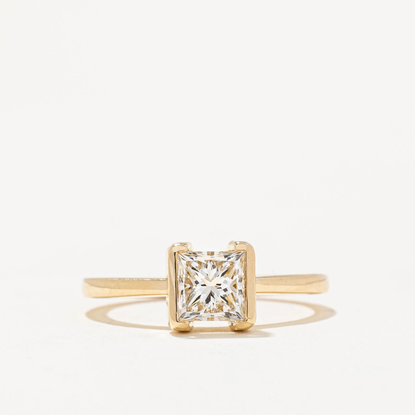 Minimalist Design 100 Ways' GIA Certified Square Cut Engagement Ring | 1.02ct VVS1 G | SZ 6.5 |