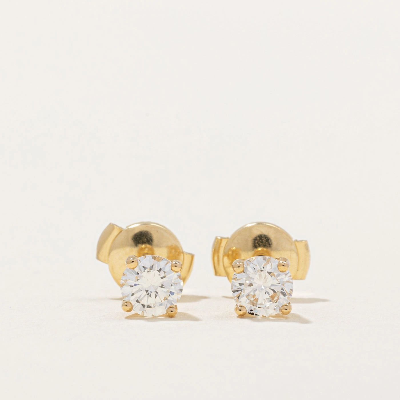Chic Pick 100 Ways' GIA Certified Diamond Stud Earrings  | 0.81ctw VS2 G/H |