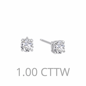 Exquisite Craft Chic Appeal Lafonn 1.00ctw Simulated Diamond Stud Earrings