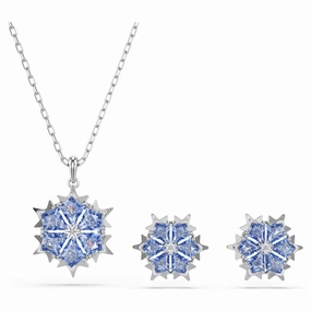 Distinctive Look family event Swarovski Magic Snowflake Necklace & Earrings Set