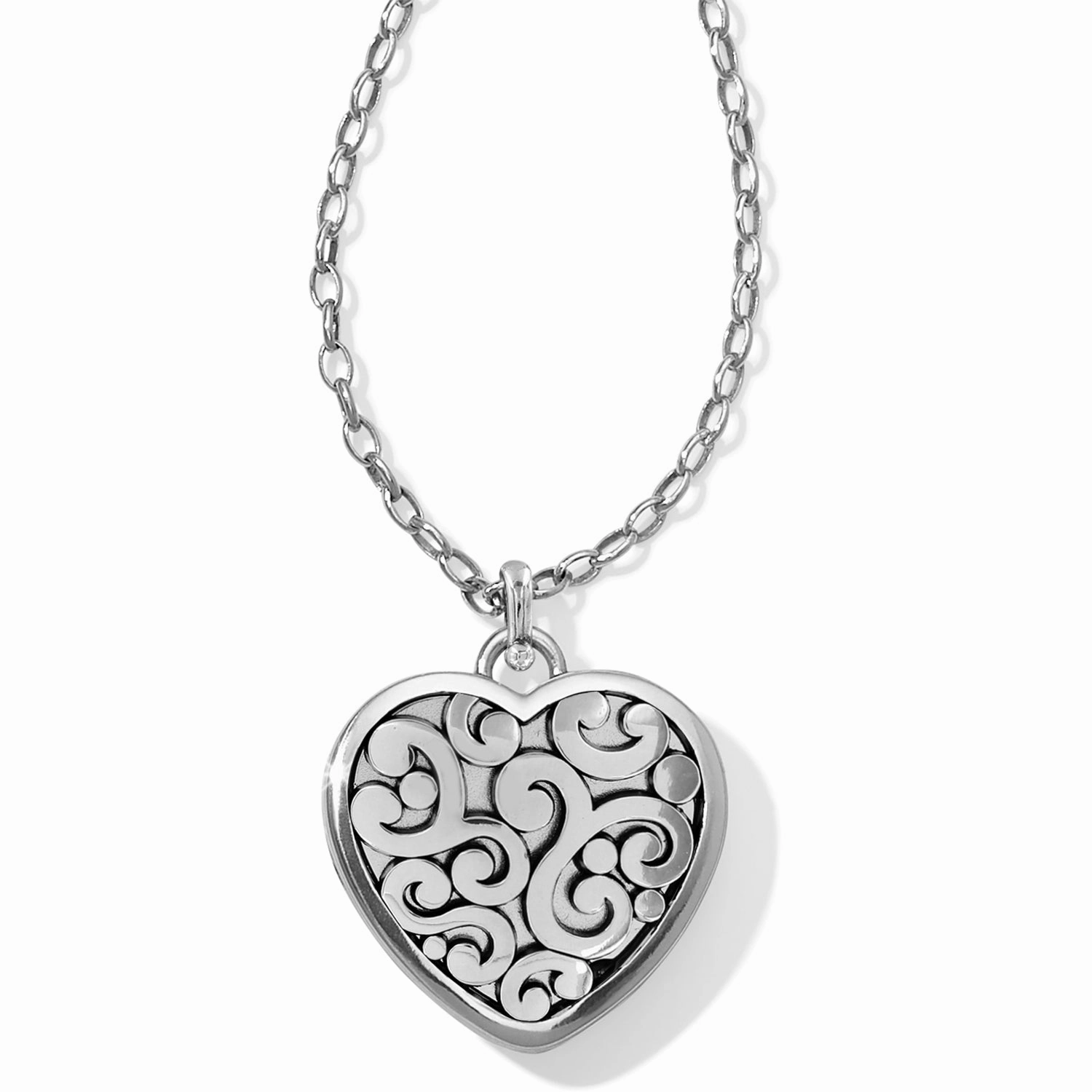 Premium Craft Chic Fusion Brighton Contempo Convertible Heart Locket Necklace