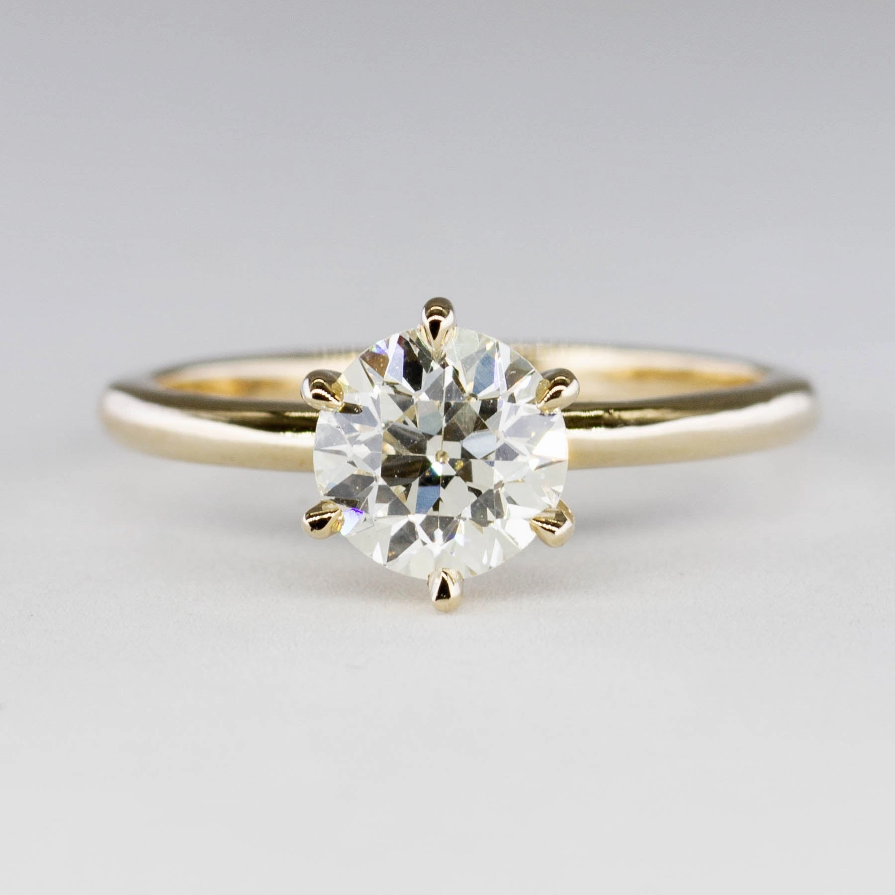 '100 Ways' Old European Cut Diamond Solitaire | 1.25ct VS1 L/M  | SZ 7 | Sleek Glow