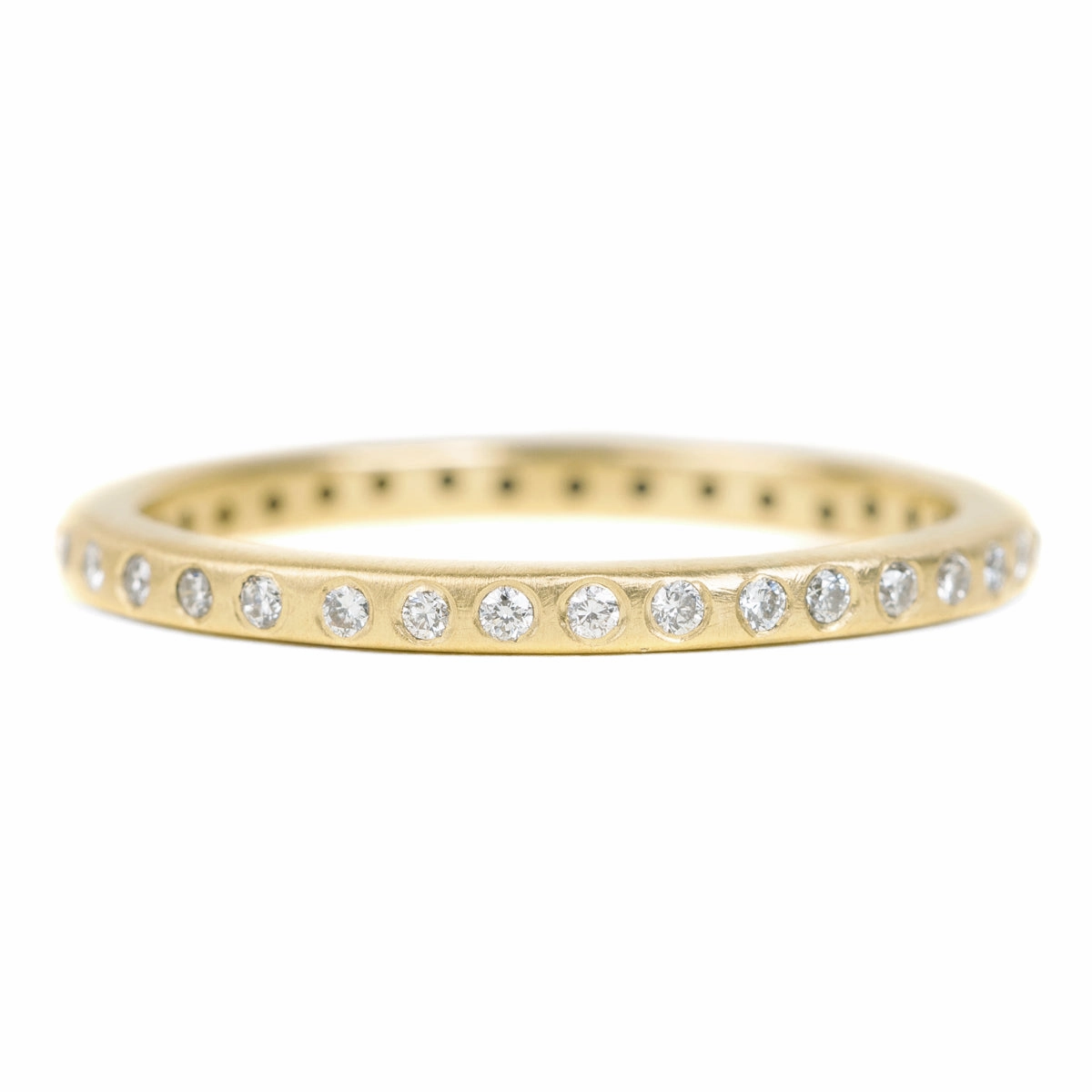 Eternity Diamond Band - 18k Gold, 14kpw Gold   VS Diamonds   Black Diamonds Modern Application