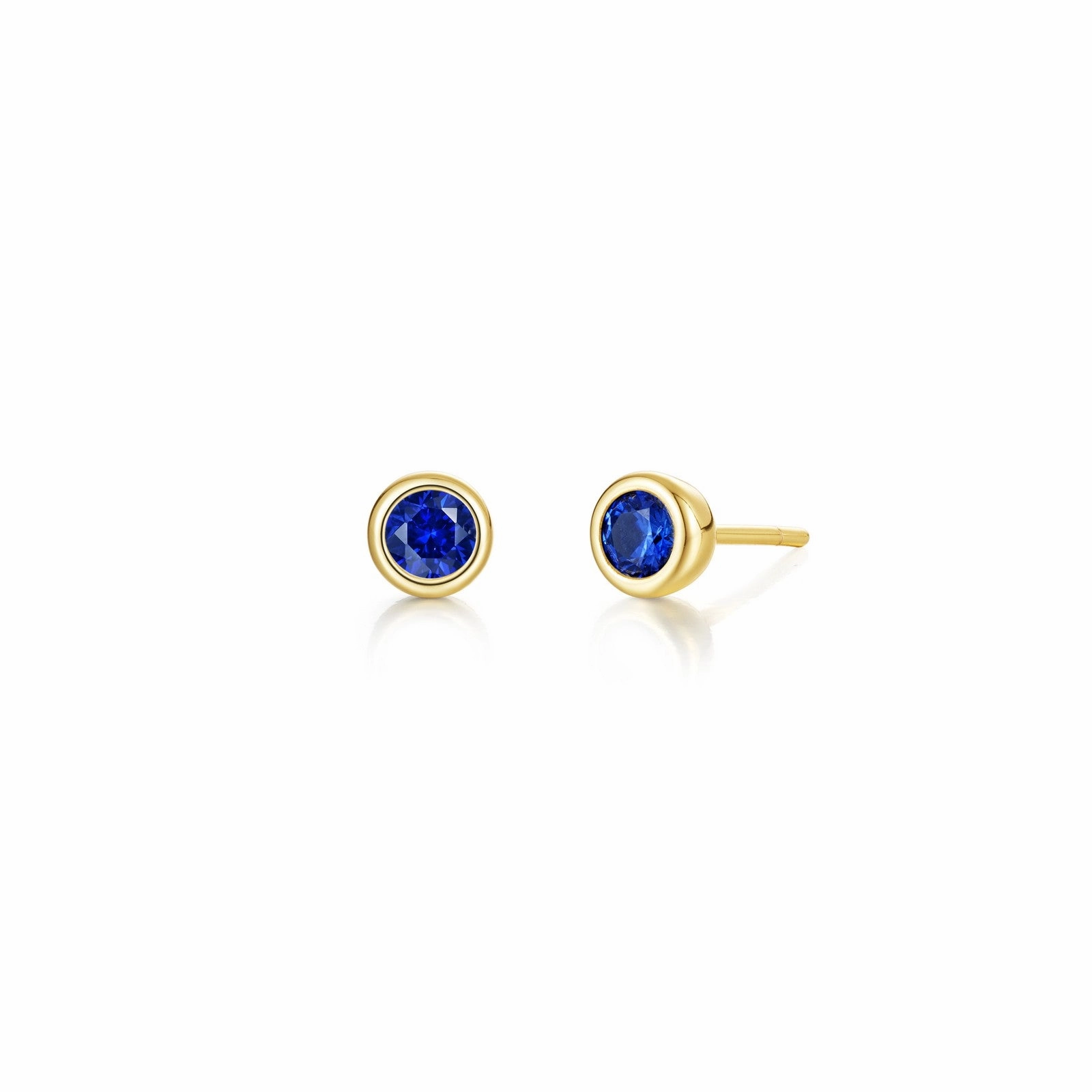 Luminous Sparkle Lafonn September Bezel Birthstone Earrings