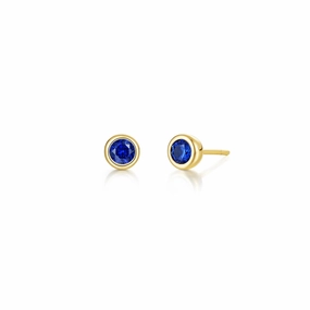 Luminous Sparkle Lafonn September Bezel Birthstone Earrings