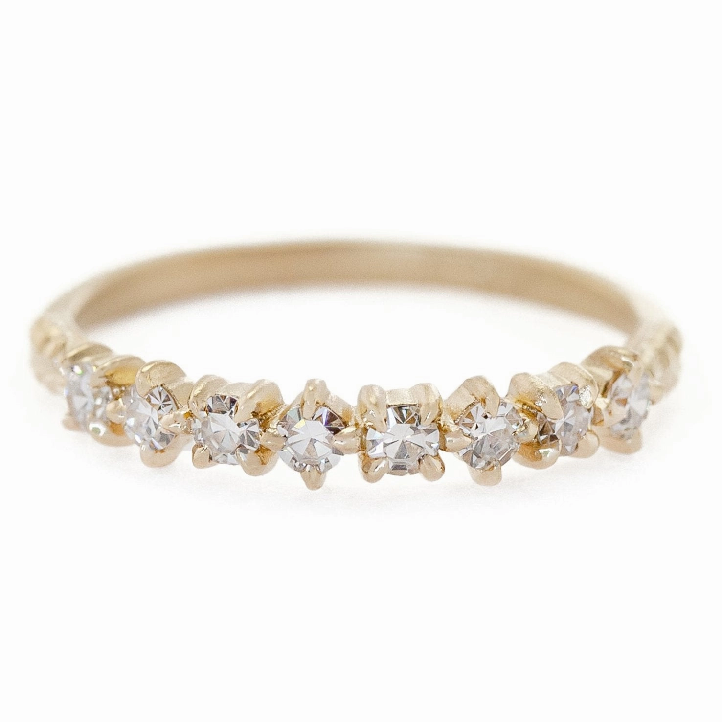 Eternal Expression Exchange Option Evergreen Single Mixie Band - l8k Yellow Gold,   Diamonds (.25 ctw)