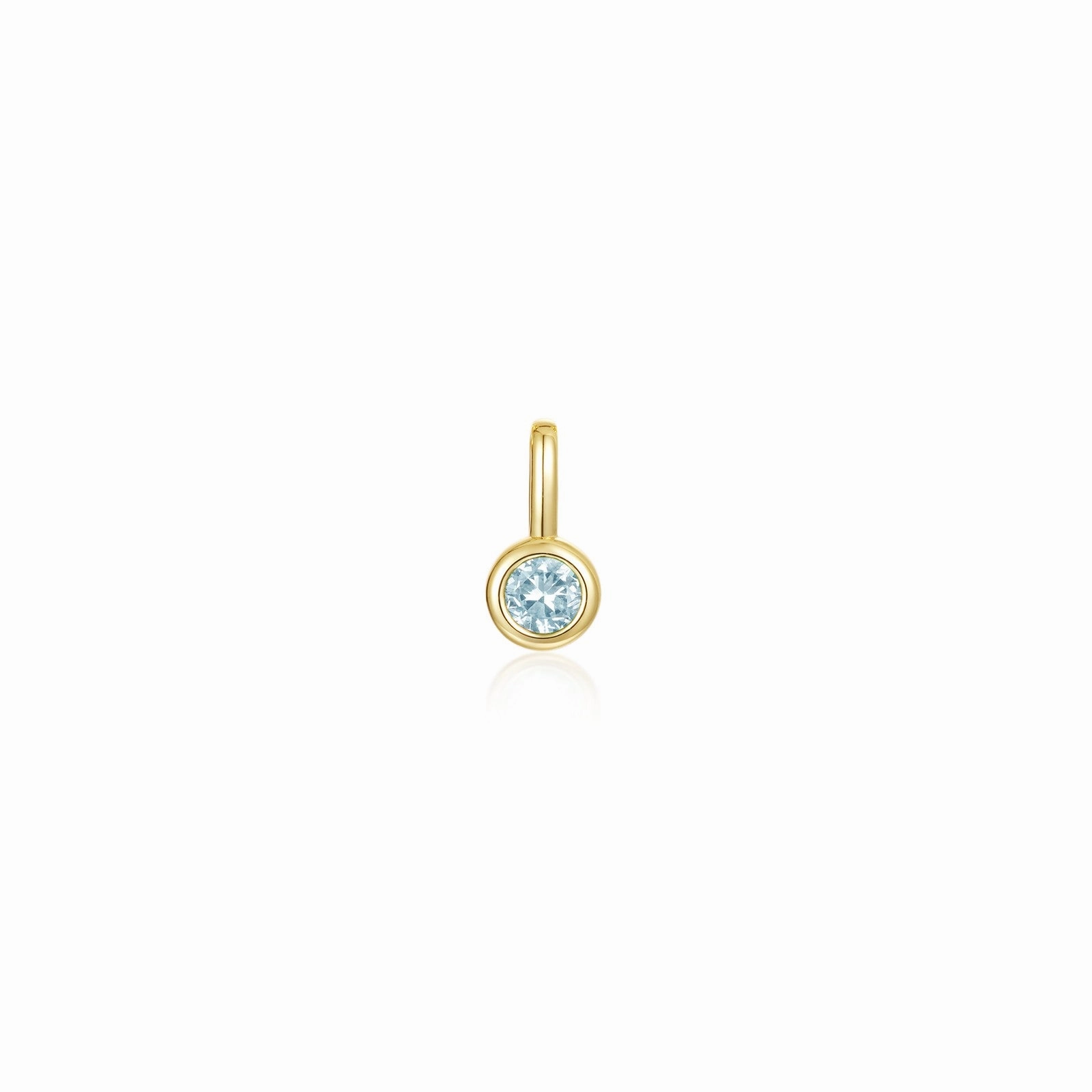 Eye-Catching Detail Dazzling Charm Lafonn March Bezel Birthstone Charm