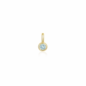 Eye-Catching Detail Dazzling Charm Lafonn March Bezel Birthstone Charm