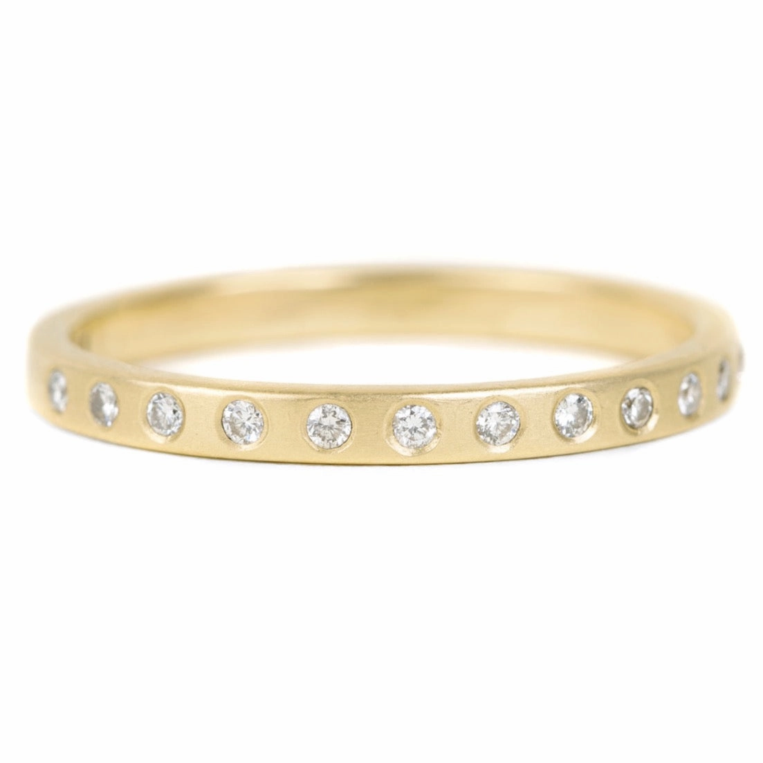 Graceful Glow Everyday Diamond Band - 18ky, 18kpw   VS Diamonds