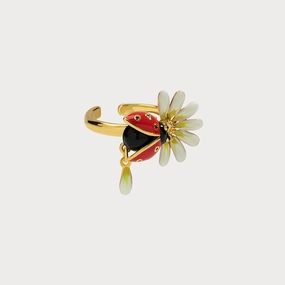 21st Century Ladybug Daisy Ring