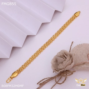 Sparkling Pieces Freemen Dextera link gold plated Bracelet for Man - FMGB55