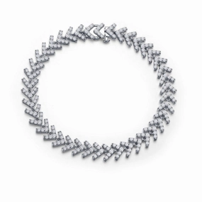 Fancy Fishbone Bracelet Feminine Accent