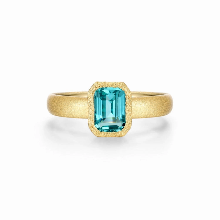 Instant Style Fancy Lab-Grown Sapphire Solitaire Ring