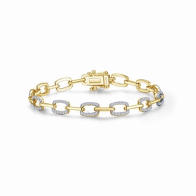 Alternating Link Bracelet Luxury Taste Romantic Layer