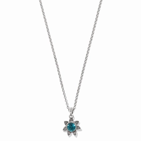 Brighton Everbloom Sunflower Birthstone Necklace, December Lustrous Design Creative Form