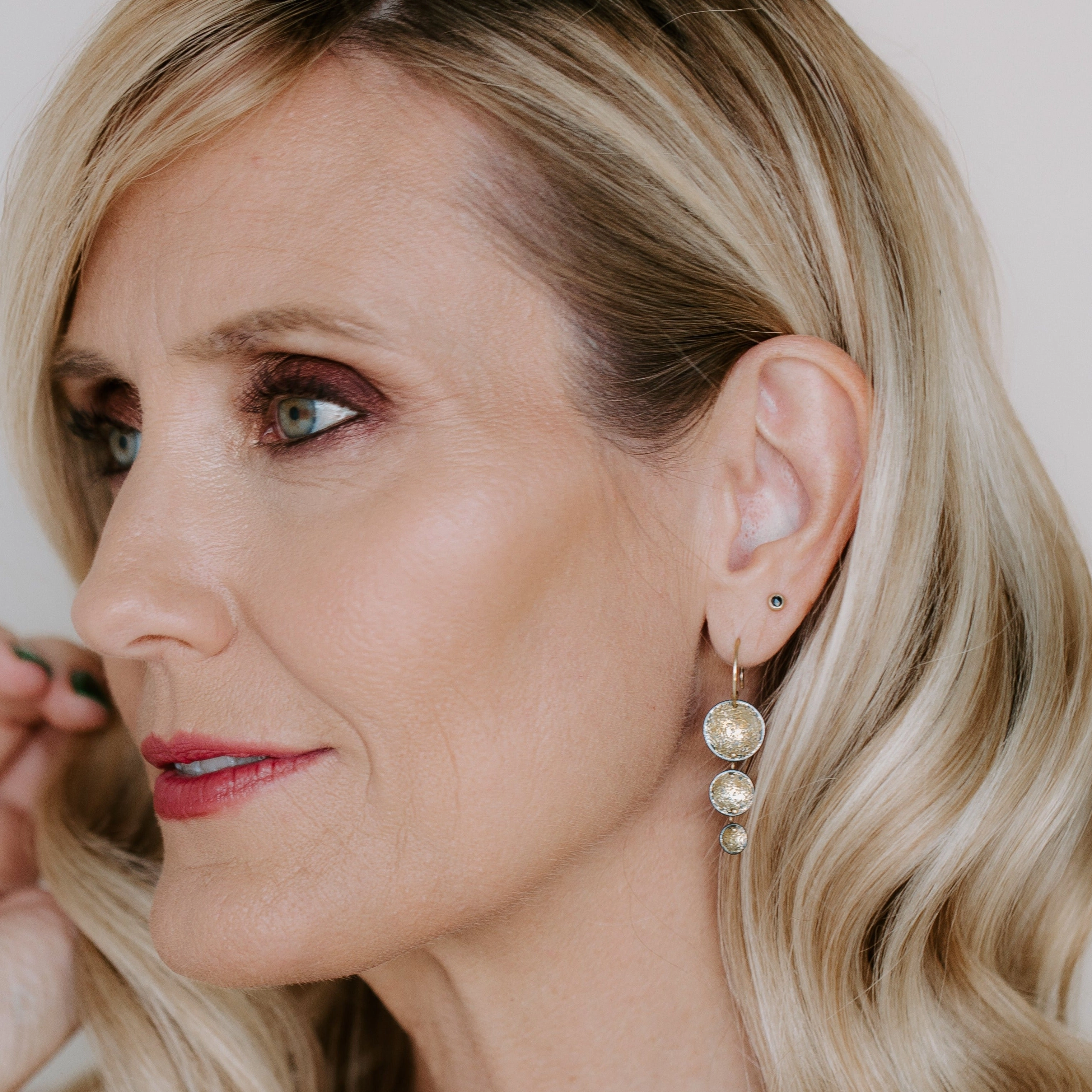 Polished Shine Petite Diamond Studs