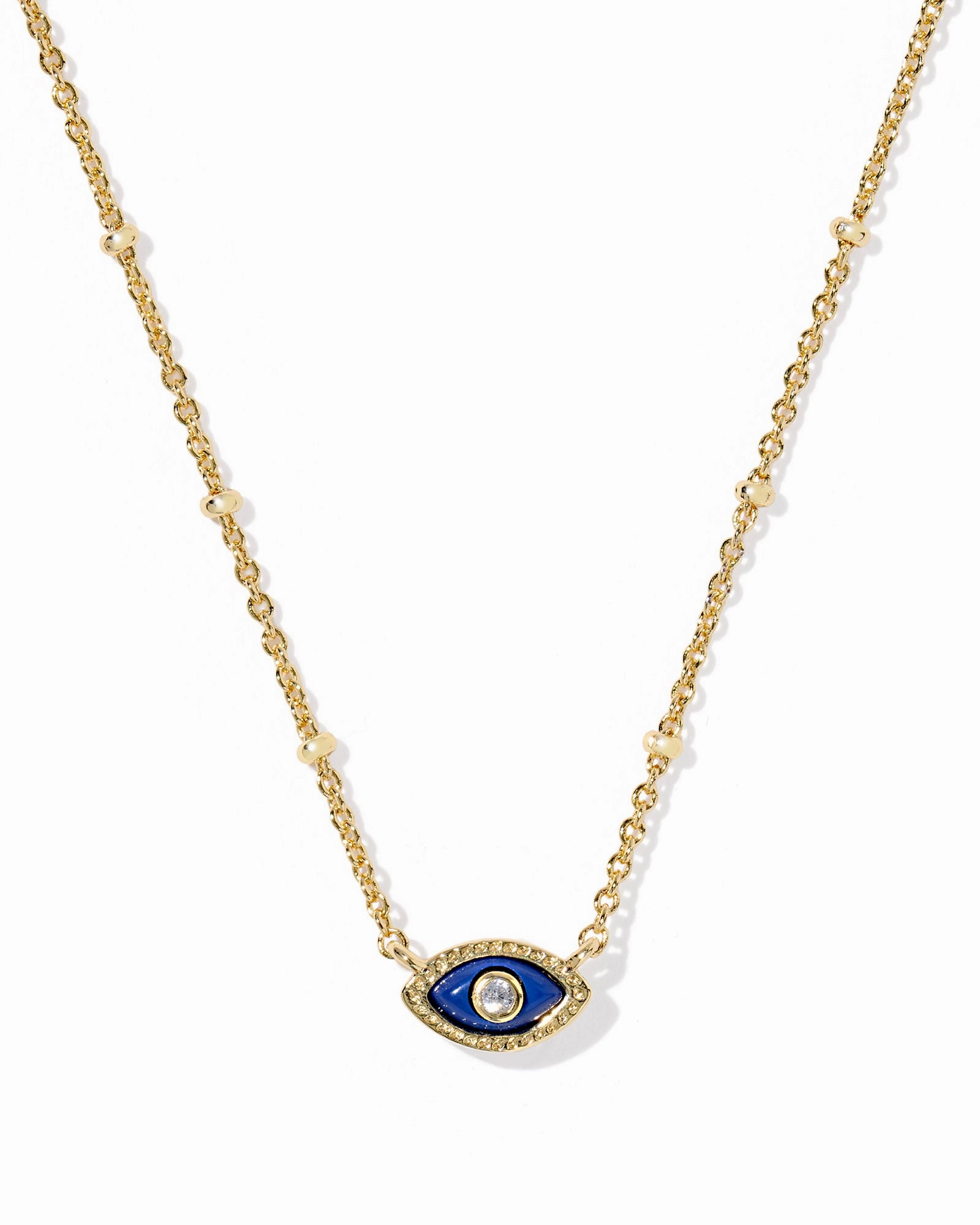Kendra Scott Mini Eye Gold Short Pendant Necklace Daily Accessories Alluring Edge