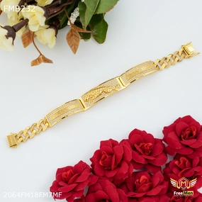 Neutral Spark Minimal Style Freemen Jaguar With AD Bracelet for Men - FMMB232