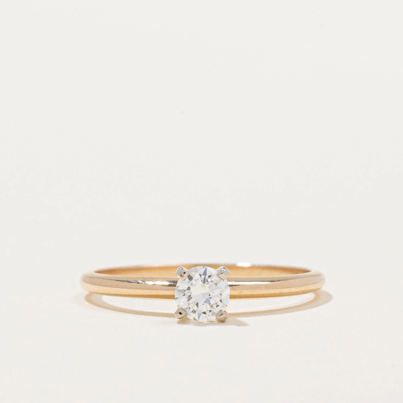 100 Ways' 14k Diamond Engagement Ring | 0.27ct VS1 H | SZ 6.5 | Event Look Clean Accent
