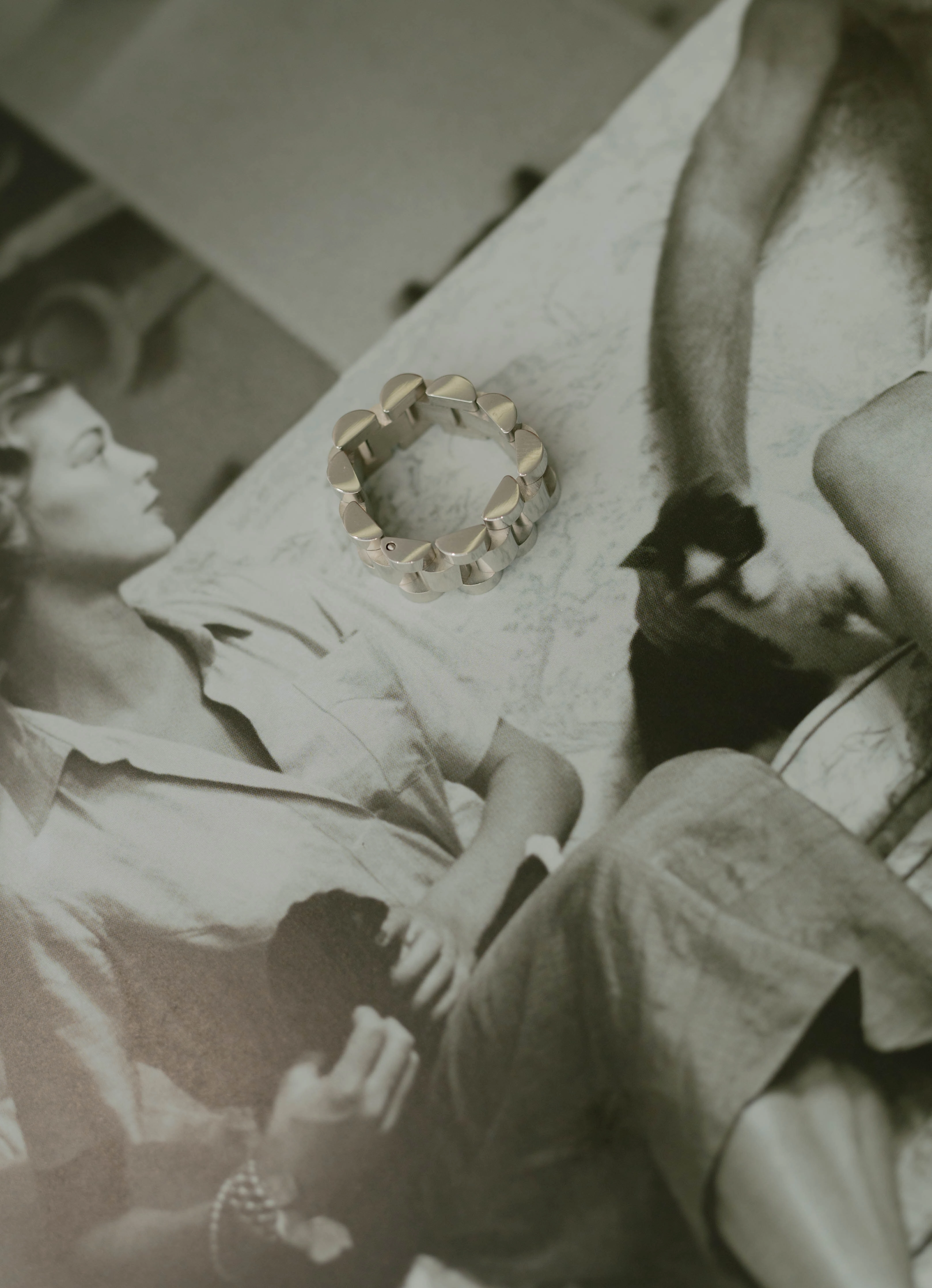 Watch Link Ring ?C Silver Timeless Treasures Custom pieces