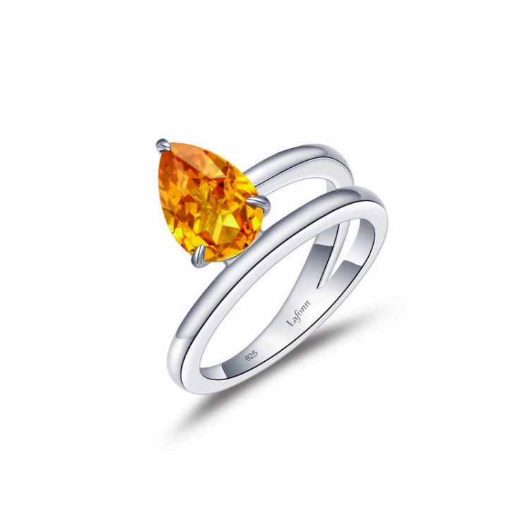 Wedding accessory Fancy Lab-Grown Sapphire Solitaire Ring