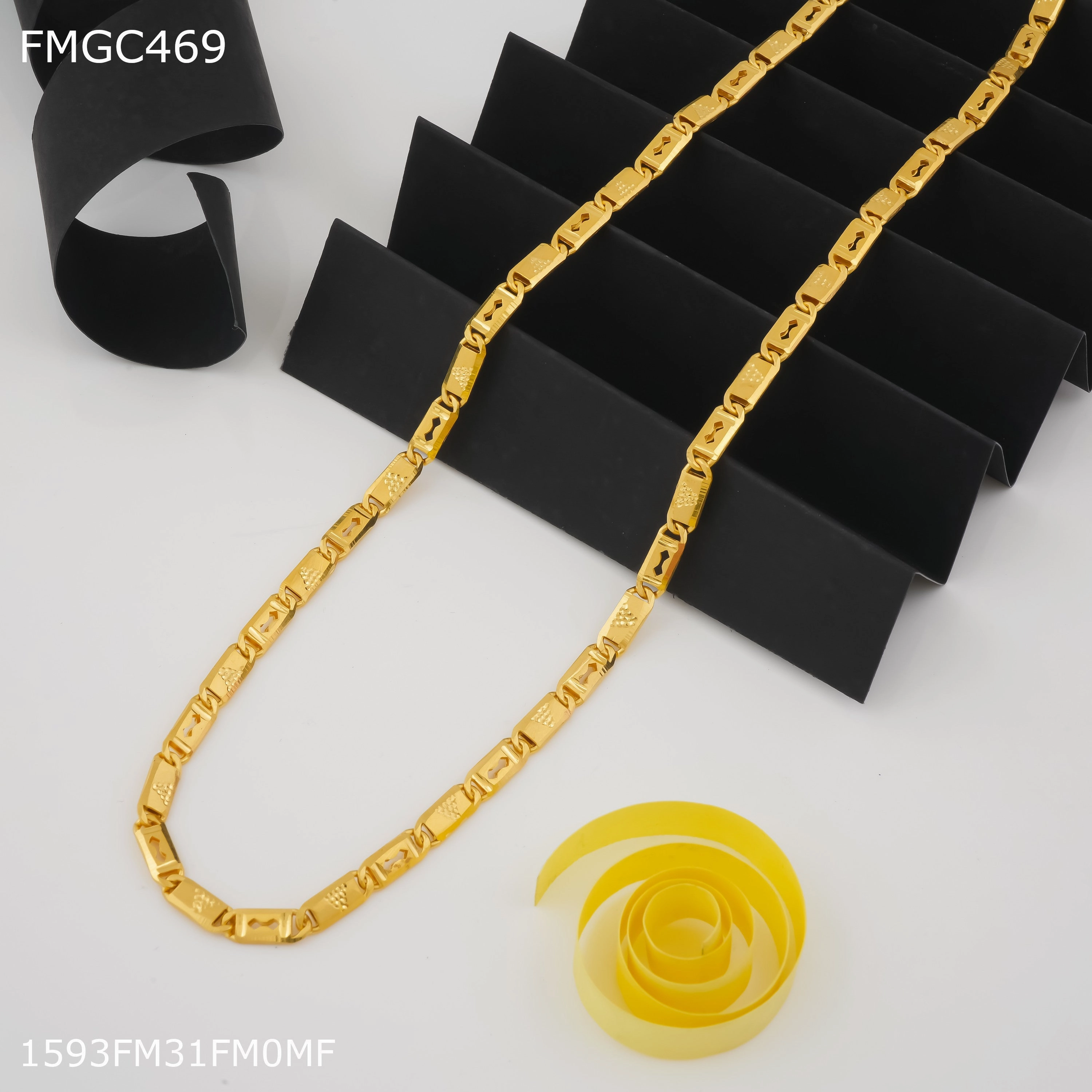 Freemen 1GM Doubal arro nawabi  Chain for Man - FMGC469 Shiny Glam