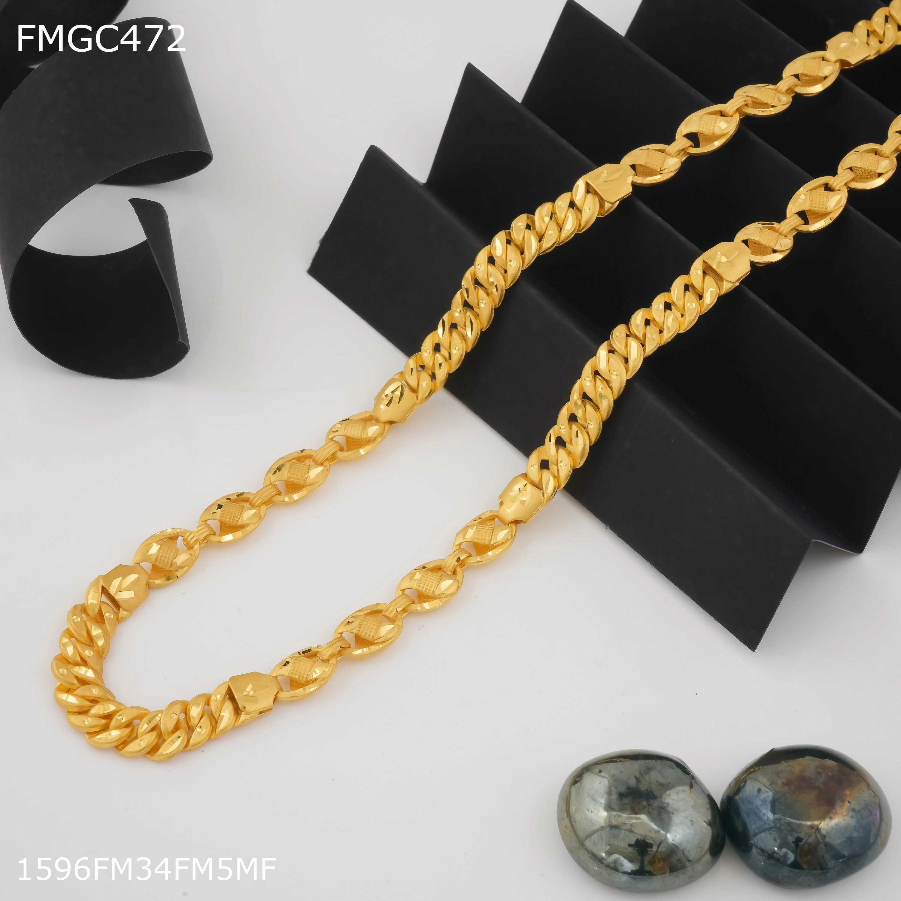 Freemen 1GM Nice pokal lotus Chain for Man - FMGC472 Charming Piece