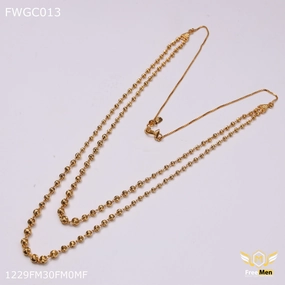 Freemen 1GM Two line maharani har for womens- FWGC013 Balanced Form Refined Finish