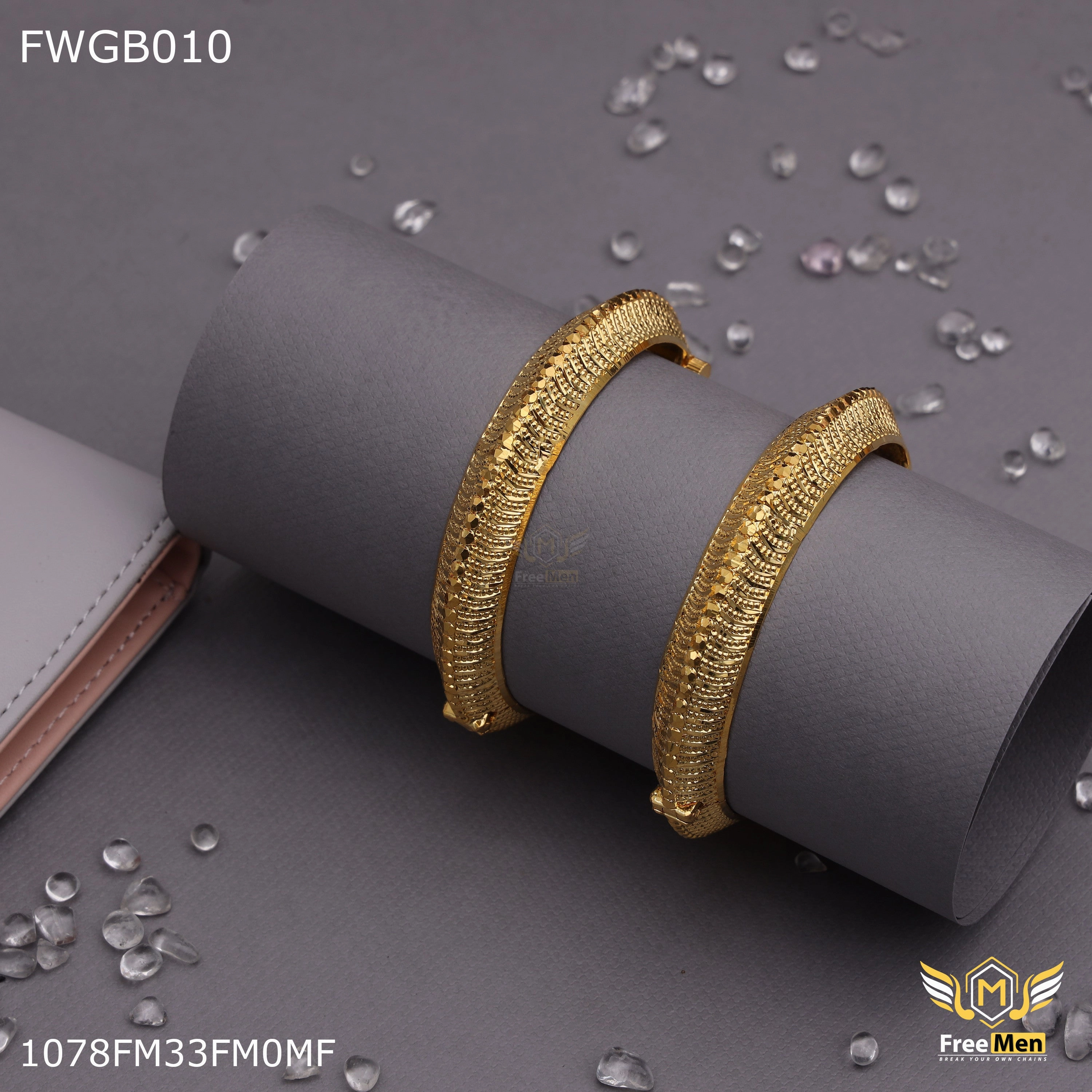 Holiday Style Unique Design Freemen 1mg Beautiful traditional bangles for women - FWGB010