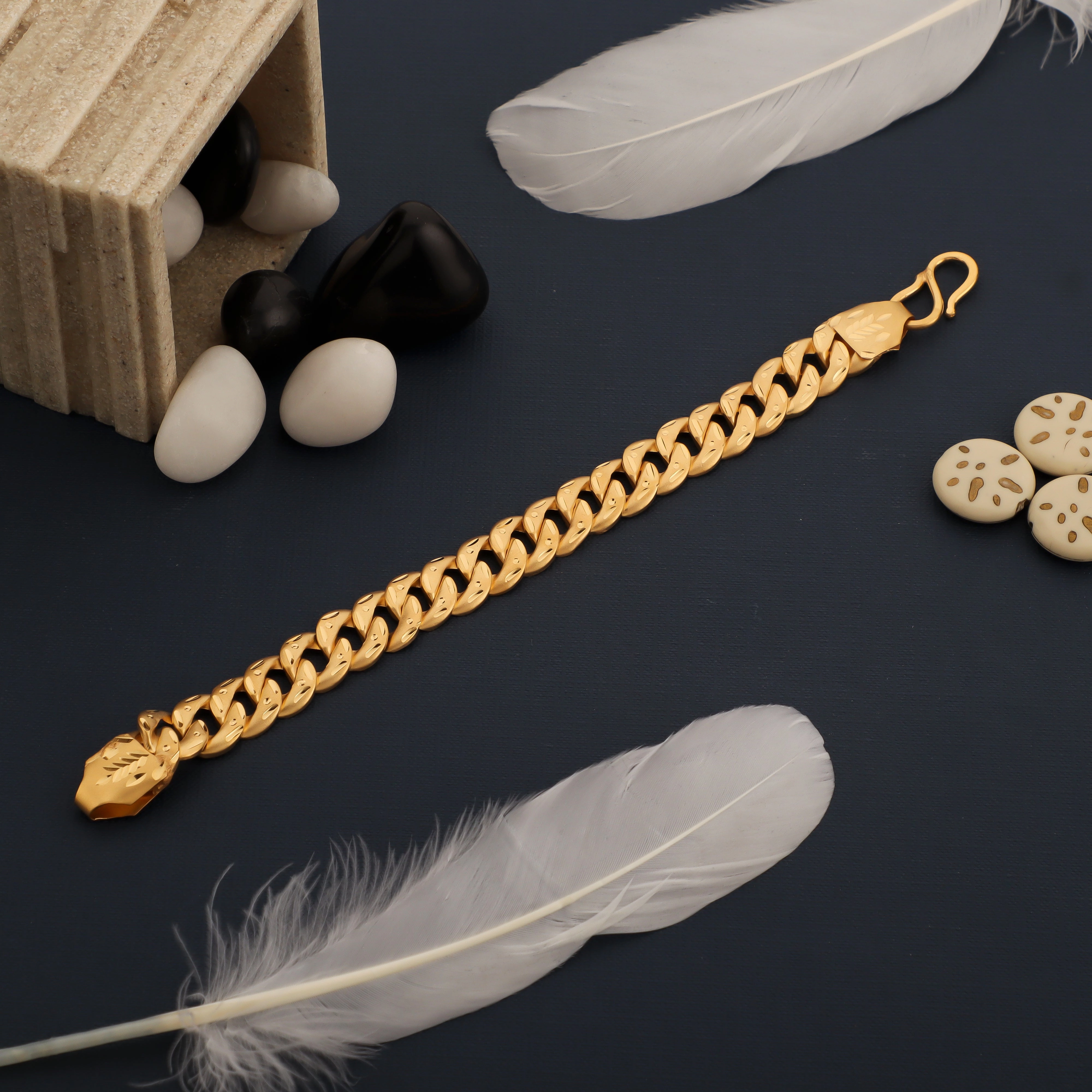 Minimal Glow FreeMen 22K Atta Gold Plating Bracelet (6 Month warranty) FMGA007